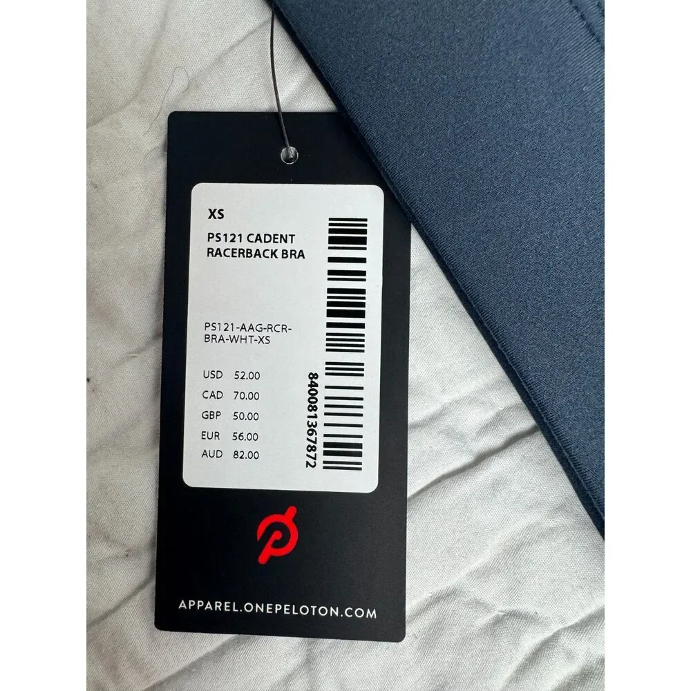 Peloton Sports Bra, Lavender & Yellow, Cadent, Running, XS, New! Retail $52